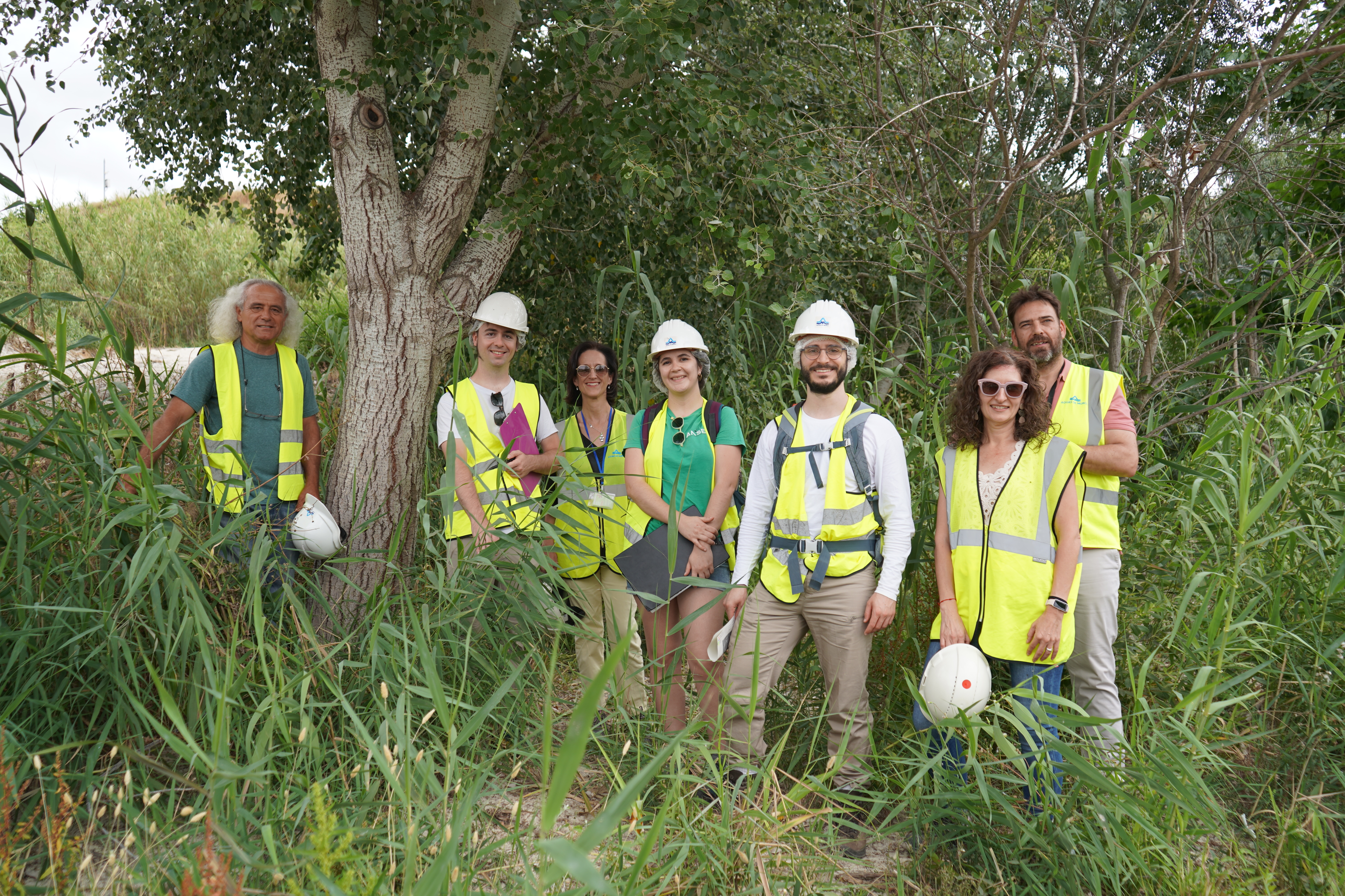 representantes de AGUAS DE MURCIA, ANSE Y MINISTERIO